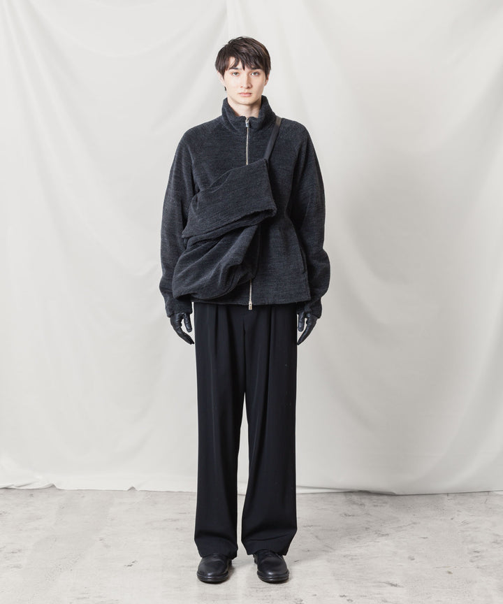 ATTACHMENT アタッチメントのWO/ALPACA BOA ZIP UP BLOUSON - D.GRAYの公式通販サイトsession福岡セレクトショップ