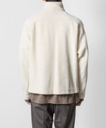 画像をギャラリービューアに読み込む, ATTACHMENT アタッチメントのWO/ALPACA BOA ZIP UP BLOUSON - OFF WHITEの公式通販サイトsession福岡セレクトショップ
