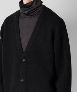 ATTACHMENT アタッチメントのBRITISH WO KNIT CARDIGAN - BLACK 公式通販サイトsession福岡セレクトショップ