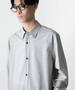 画像をギャラリービューアに読み込む, ATTACHMENT アタッチメントのWO/TA STRETCH TRO L/S SHIRT - X.GRAYの公式通販サイトsession福岡セレクトショップ
