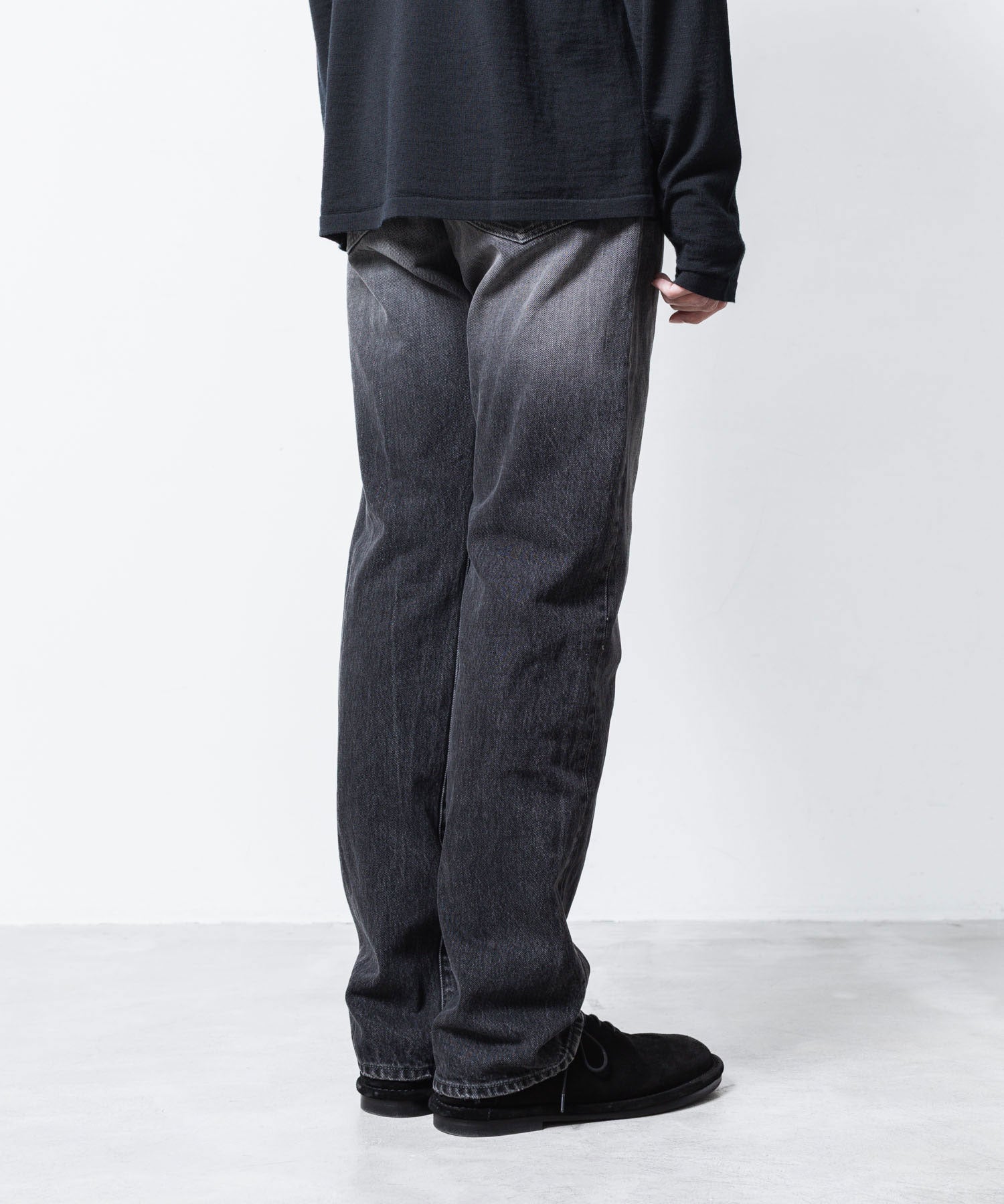 ATTACHMENT アタッチメントの13OZ DENIM STRAIGHT JEANS - BLACKの公式通販サイトsession福岡セレクトショップ