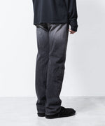 画像をギャラリービューアに読み込む, ATTACHMENT アタッチメントの13OZ DENIM STRAIGHT JEANS - BLACKの公式通販サイトsession福岡セレクトショップ
