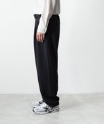画像をギャラリービューアに読み込む, ATTACHMENT アタッチメントのPE STRETCH DOUBLE CLOTH BELTED WIDE TAPERED TROUSERS - BLACKの公式通販サイトsession福岡セレクトショップ

