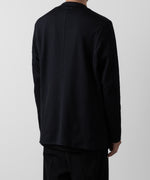 画像をギャラリービューアに読み込む, ATTACHMENT アタッチメントのPE STRETCH RIB COLLARLESS CARDIGAN - D.NAVY 公式通販サイトsession福岡セレクトショップ
