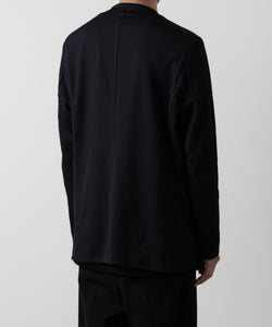 ATTACHMENT アタッチメントのPE STRETCH RIB COLLARLESS CARDIGAN - D.NAVY 公式通販サイトsession福岡セレクトショップ