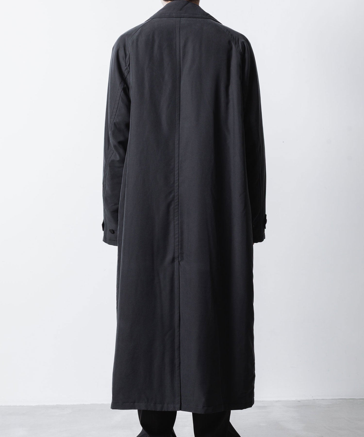 VEIN ヴェインのFIBRIL POPLIN PADDING BALMACAAN COAT - BLACKの公式通販サイトsession福岡セレクトショップ