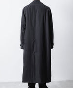 画像をギャラリービューアに読み込む, VEIN ヴェインのFIBRIL POPLIN PADDING BALMACAAN COAT - BLACKの公式通販サイトsession福岡セレクトショップ
