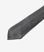画像をギャラリービューアに読み込む, 【 ATTACHMENT 】SILK SATIN JACQUARD TIE - BLACK
