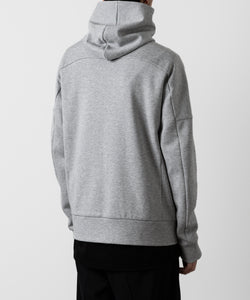 ATTACHMENT アタッチメントの限定CO/PE DOUBLE KNIT ZIP UP HOODIE - X.GRAYの公式通販サイトsession福岡セレクトショップ