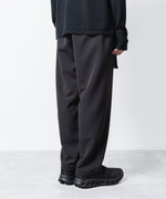 画像をギャラリービューアに読み込む, ATTACHMENT アタッチメントのPE STRETCH DOUBLE CLOTH BELTED WIDE TAPERD TROUSERS - D.GRAYの公式通販サイトsession福岡セレクトショップ
