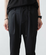 画像をギャラリービューアに読み込む, ATTACHMENT / EXCLUSIVE ITEMアタッチメントのLUCA MATTE TWIST REGULAR FIT EASY TROUSERS - BLACKの公式通販サイトsession福岡セレクトショップ
