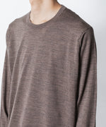 画像をギャラリービューアに読み込む, ATTACHMENT アタッチメントの× JOHN SMEDLEY MERINO EXTRAFINE WELTED CREW NECK L/S - D.CAMELの公式通販サイトsession福岡セレクトショップ
