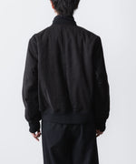 画像をギャラリービューアに読み込む, VEIN ヴェインのSYNTHETIC SUEDE LEATHER BOMBER JKT - BLACKの公式通販サイトsession福岡セレクトショップ
