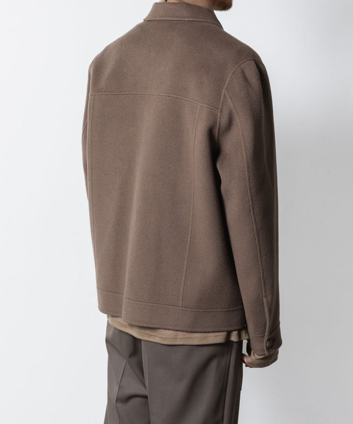 ATTACHMENT アタッチメントのWO/CA DOUBLE FACE BEAVER TRACKER JACKET - KHAKI GRAYの公式通販サイトsession福岡セレクトショップ