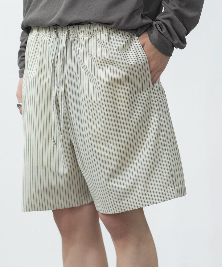 ATTACHMENT アタッチメントのWO/PE STRIPE EASY SHORTS - S.GRAYの公式通販サイトsession福岡セレクトショップ