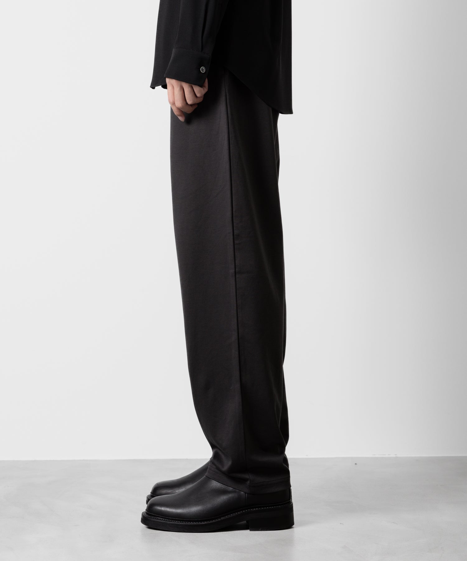 ATTACHMENT アタッチメントのCOTTON DOUBLE FACE LOUNGE TROUSERS - D.GRAY  公式通販サイトsession福岡セレクトショップ