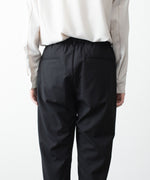 画像をギャラリービューアに読み込む, ATTACHMENT アタッチメントのWO/TA STRETCH TRO REGULAR FIT EASY TROUSERS - BLACKの公式通販サイトsession福岡セレクトショップ
