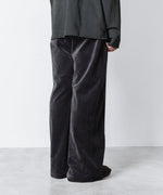 画像をギャラリービューアに読み込む, ATTACHMENT アタッチメントのCO/PE VELOR JERSEY 3D TRACK WIDE PANTS - D.GRAYの公式通販サイトsession福岡セレクトショップ
