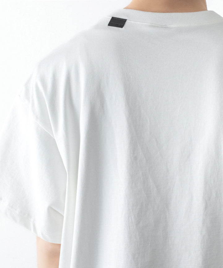 ATTACHMENT アタッチメントの30//2 SUVIN JERSEY EMBROIDERY TEE - WHITEの公式通販サイトsession福岡セレクトショップ