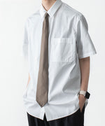 画像をギャラリービューアに読み込む, ATTACHMENT アタッチメントのSILK SATIN TIE - KHAKI GRAYの公式通販サイトsession福岡セレクトショップ
