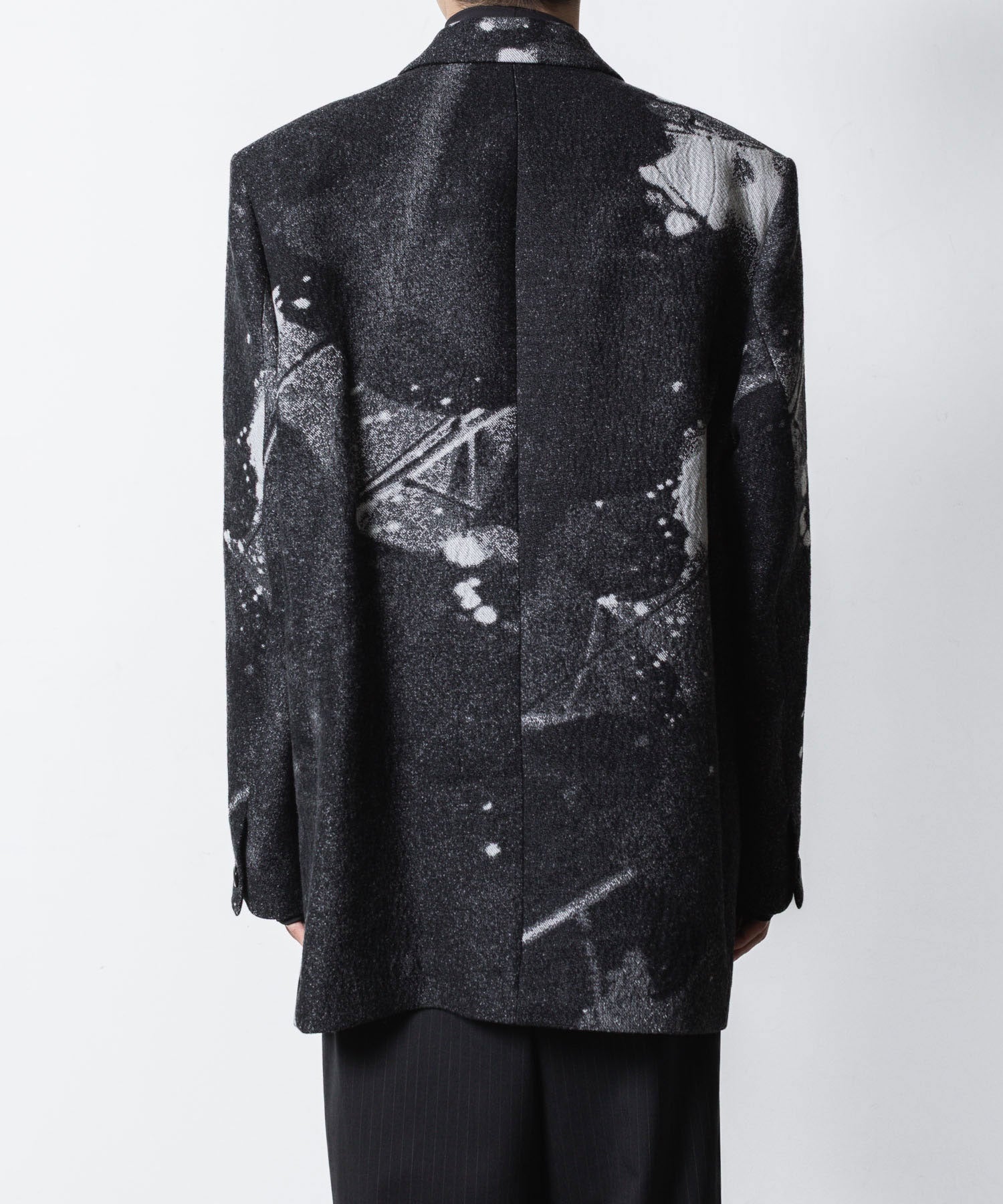 VEIN ヴェインのCO/WO PHOTO JACQUARD OVER JACKET - BLACKの公式通販サイトsession福岡セレクトショップ