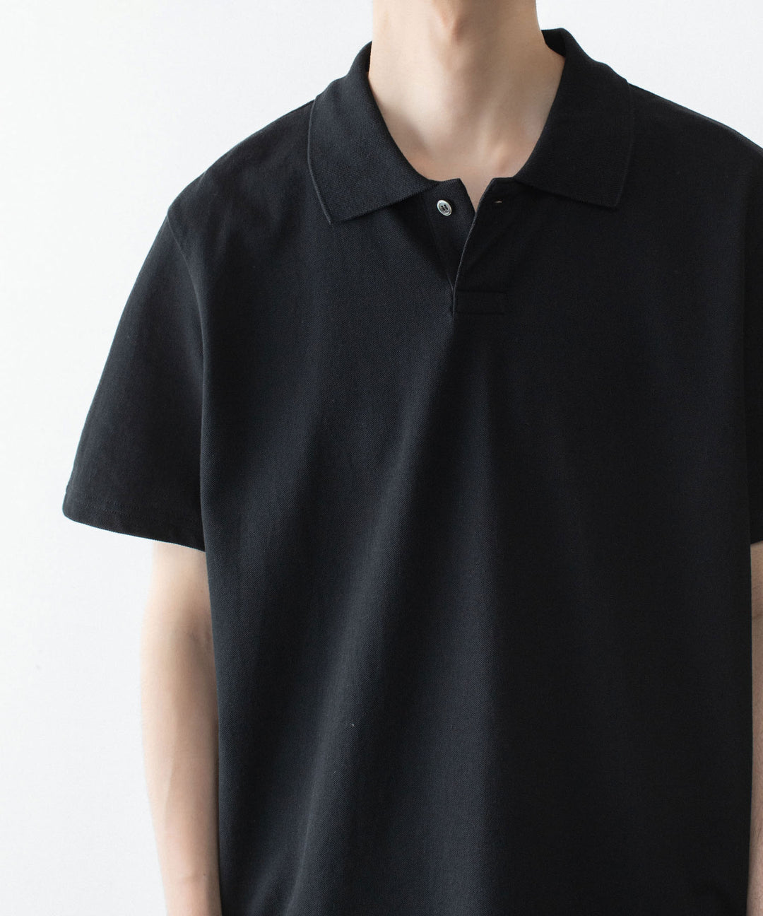 ATTACHMENT アタッチメントのSOFT PIQUE S/S POLO - BLACKの公式通販サイトsession福岡セレクトショップ