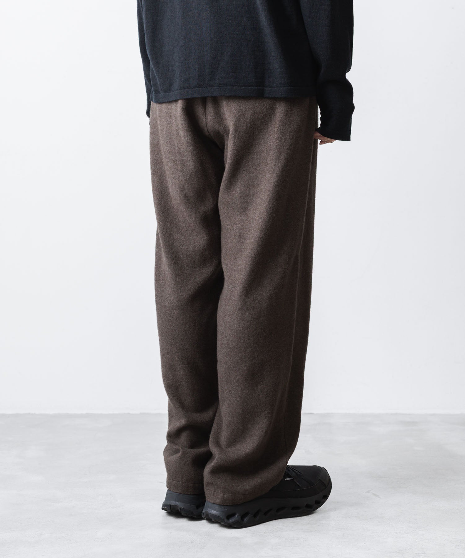 ATTACHMENT アタッチメントのRY/CO/SI FLANNEL 1TUCK EASY TROUSERS - D.GRAYの公式通販サイトsession福岡セレクトショップ