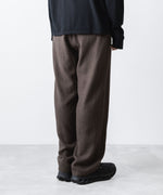 画像をギャラリービューアに読み込む, ATTACHMENT アタッチメントのRY/CO/SI FLANNEL 1TUCK EASY TROUSERS - D.GRAYの公式通販サイトsession福岡セレクトショップ
