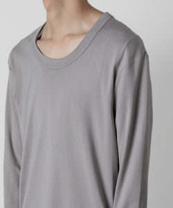 ATTACHMENT アタッチメントのSVIN CO RIB O-NECK L/S TEE - GRAY 公式通販サイトsession福岡セレクトショップ