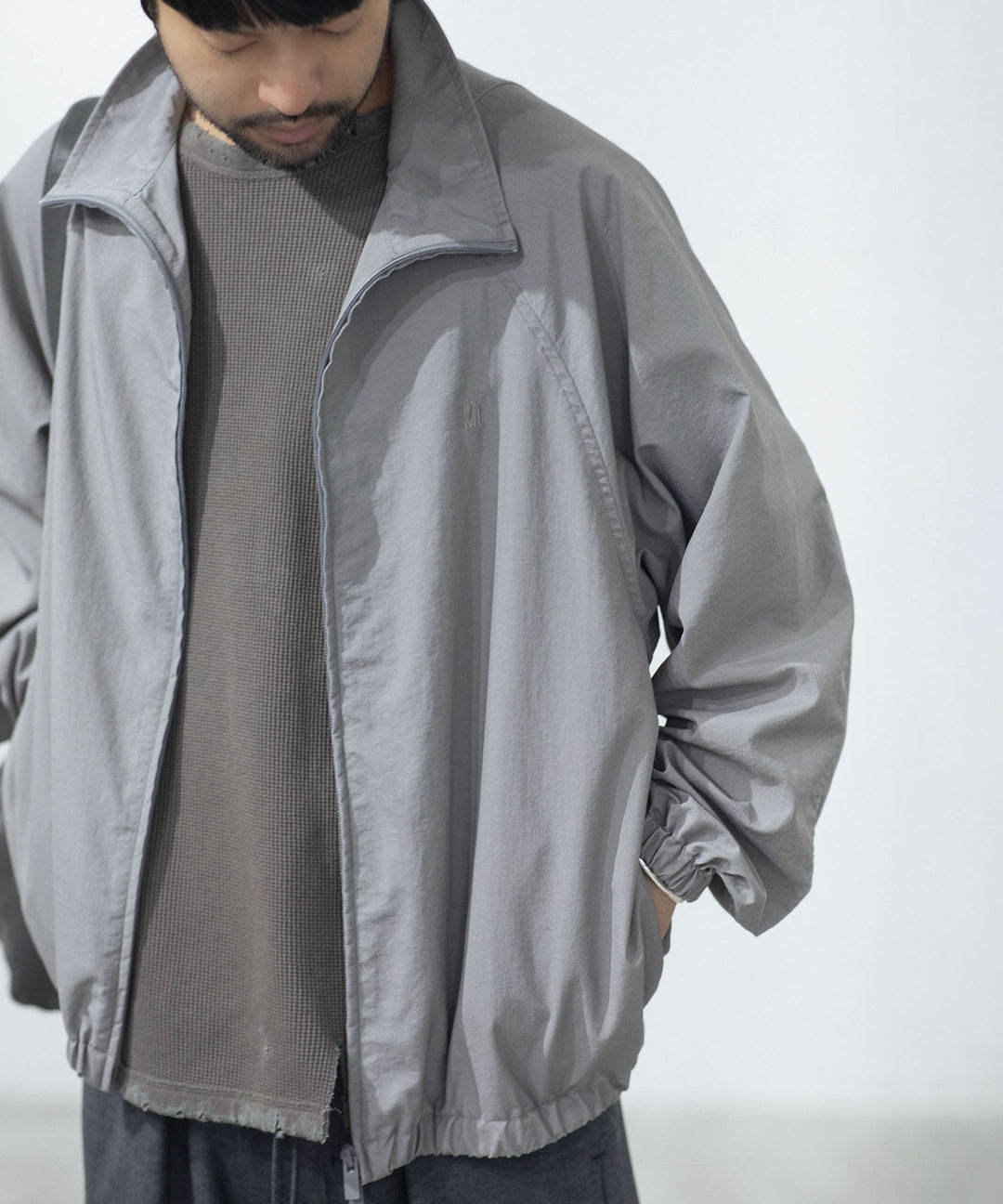 VEIN ヴェインのPIGMENT DYED NY WEATHER TRACK JKT - L.GRAYの公式通販サイトsession福岡セレクトショップ