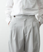 画像をギャラリービューアに読み込む, ATTACHMENT アタッチメントのPE/CO/LI DRY TWILL WIDE TROUSERS - L.GRAYの公式通販サイトsession福岡セレクトショップ
