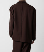 画像をギャラリービューアに読み込む, ATTACHMENT アタッチメントのPE STRETCH DOUBLE CLOTH OVERSIZED 2B JACKET - BROWN 公式通販サイトsession福岡セレクトショップ
