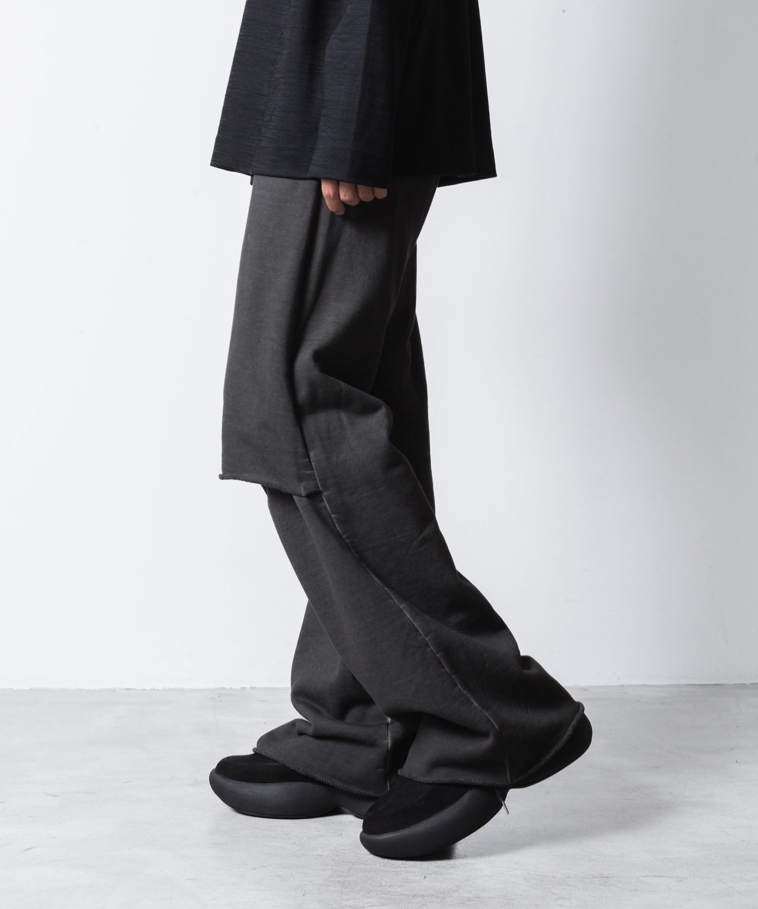 VEIN ヴェインのJUMBERCA TERRY COLD DYED CUT OFF BAGGY TROUSERS - GRAYの公式通販サイトsession福岡セレクトショップ