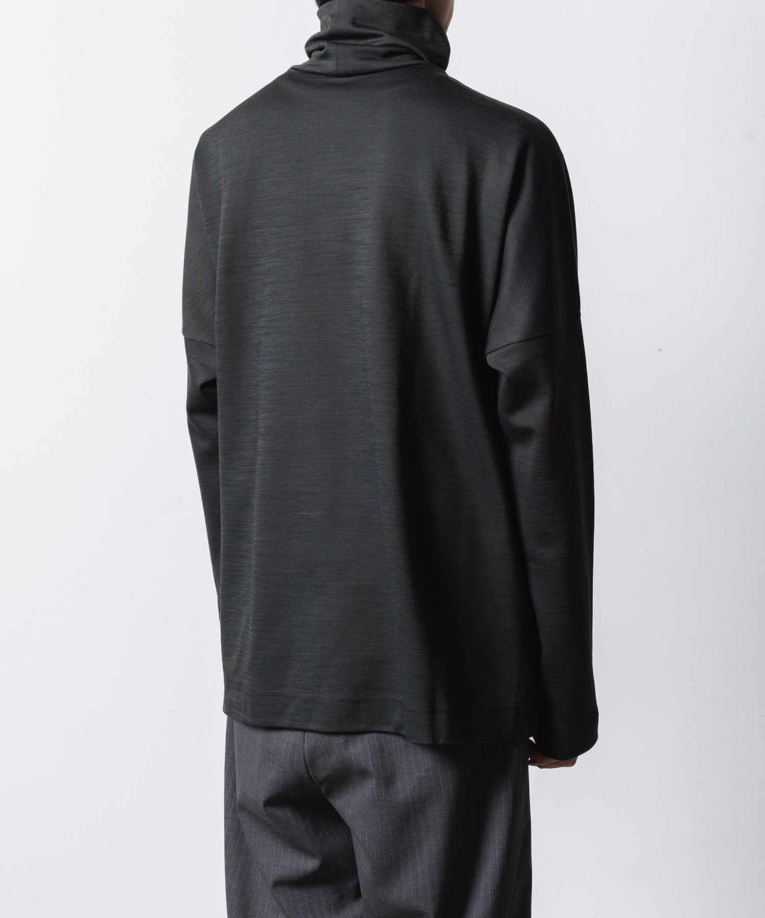 ATTACHMENT / EXCLUSIVE ITEM アタッチメントのWO/NYスムース ハイネックカットソー L/S - D.GRAYの公式通販サイトsession福岡セレクトショップ