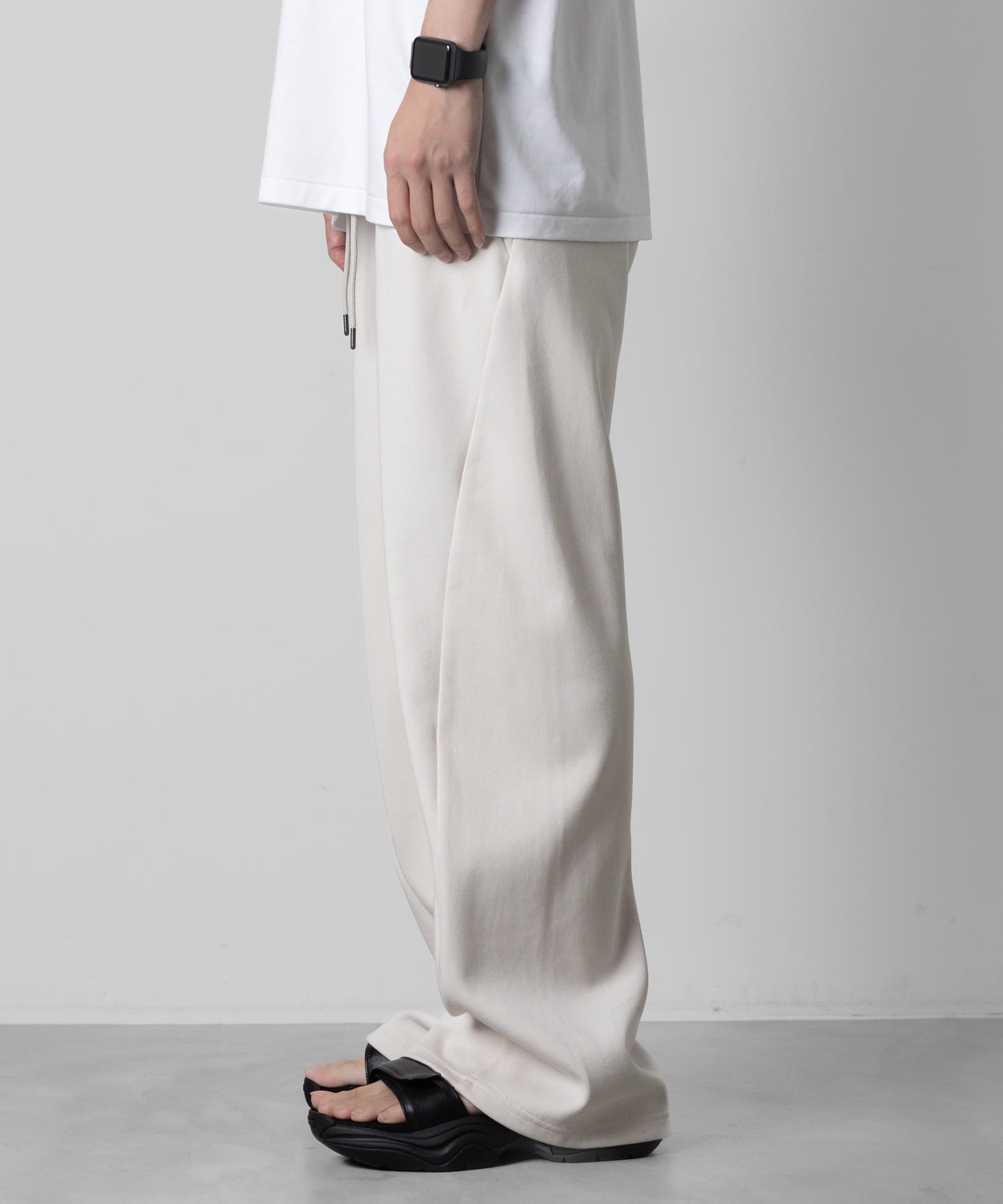 ATTACHMENT アタッチメントのCO/PE DOUBLE KNIT THREE DIMENSIONAL WIDE PANTS - OFF WHITEの公式通販サイトsession福岡セレクトショップ