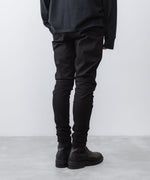 画像をギャラリービューアに読み込む, ATTACHMENT / EXCLUSIVE ITEMアタッチメントのRUBBER STRETCH TWILL THREE DIMENSIONAL PANTS - BLACKの公式通販サイトsession福岡セレクトショップ
