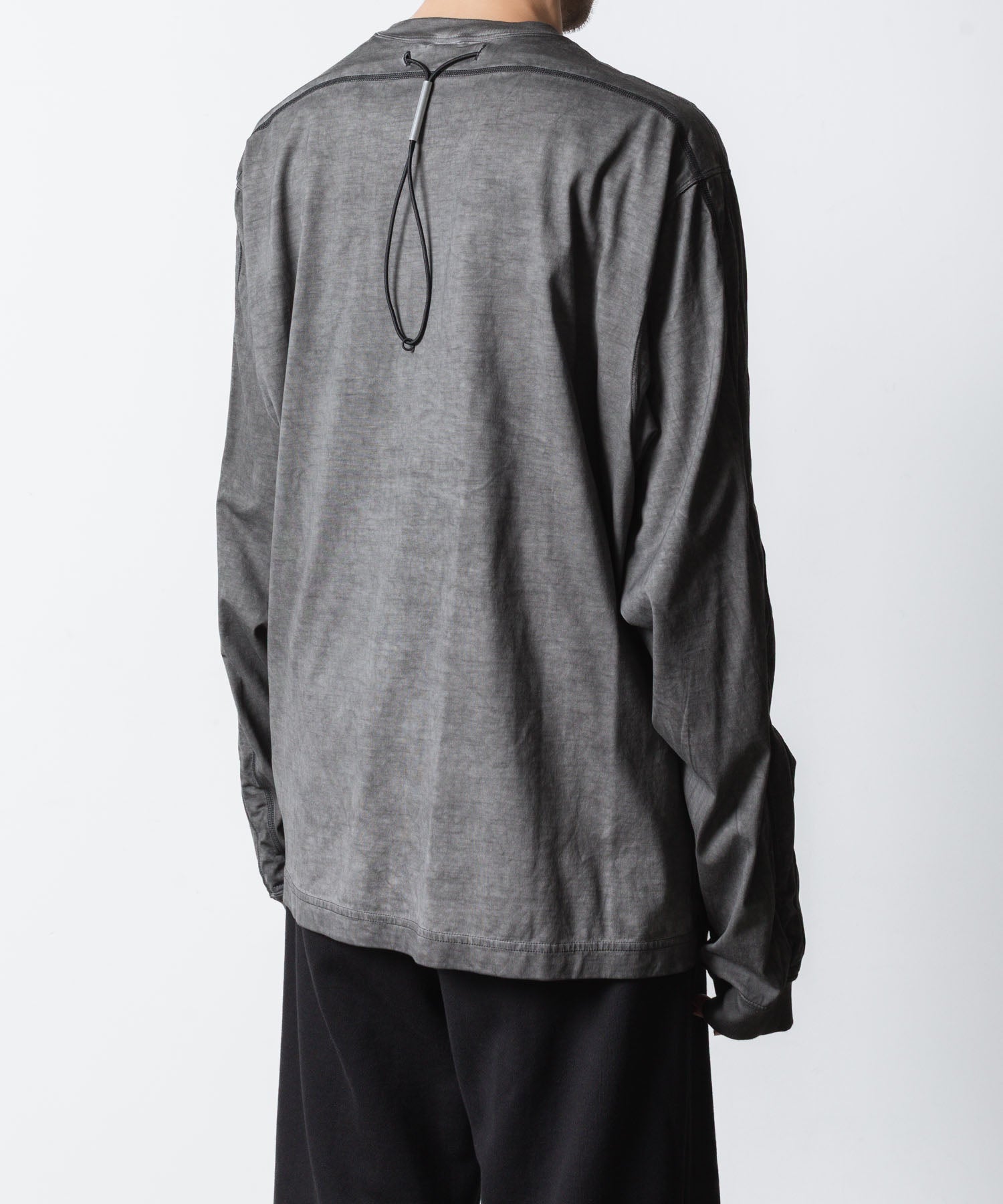 VEIN ヴェインの100/3 SUEDE JERSEY COLD DYED VESSEL L/S TEE - GRAYの公式通販サイトsession福岡セレクトショップ
