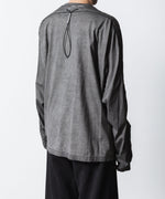 画像をギャラリービューアに読み込む, VEIN ヴェインの100/3 SUEDE JERSEY COLD DYED VESSEL L/S TEE - GRAYの公式通販サイトsession福岡セレクトショップ
