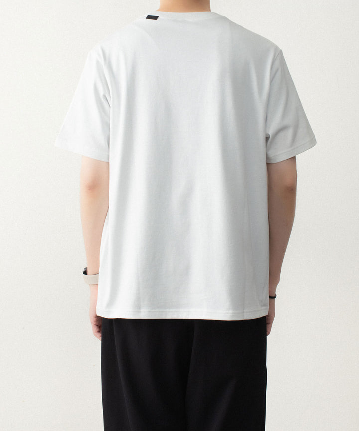 ATTACHMENT アタッチメントの100//3 JERSEY LOGO S/S TEE - WHITEの公式通販サイトsession福岡セレクトショップ