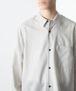 画像をギャラリービューアに読み込む, ATTACHMENT アタッチメントのWO/PE STRIPE L/S SHIRT - S.GRAYの公式通販サイトsession福岡セレクトショップ
