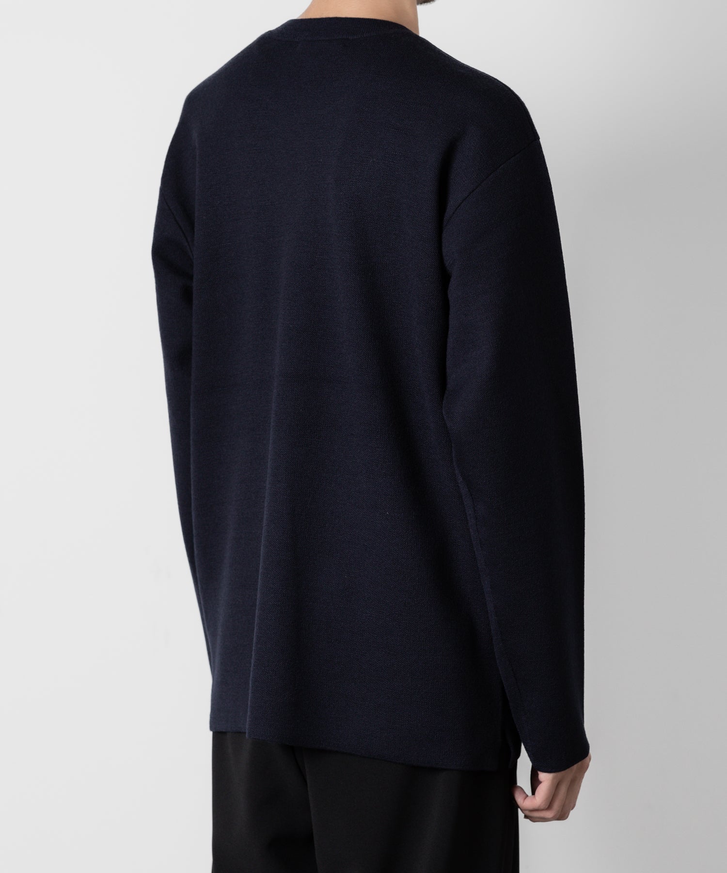 ATTACHMENT アタッチメントのWOxPE DOUBLE FACE KNIT CREWNECK PULLOVER L/S - NAVY 公式通販サイトsession福岡セレクトショップ