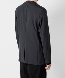 ATTACHMENT アタッチメントのNY/CO STRETCH JERSEY COLLARLESS JACKET - D.GRAY 公式通販サイトsession福岡セレクトショップ