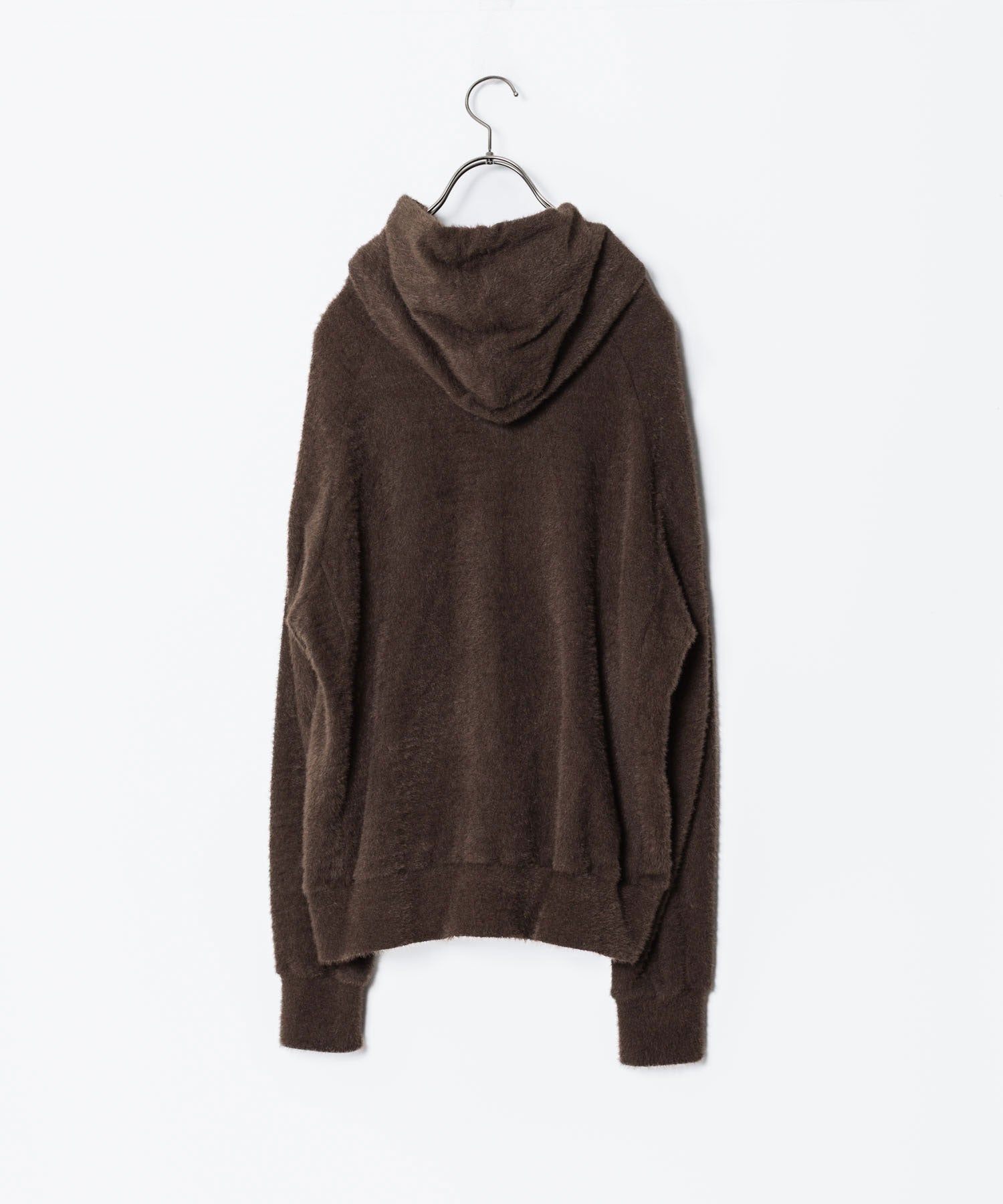 VEIN ヴェインのMALL YARN JERSEY ZIP UP HOODIE - BROWNの公式通販サイトsession福岡セレクトショップ