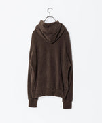 画像をギャラリービューアに読み込む, VEIN ヴェインのMALL YARN JERSEY ZIP UP HOODIE - BROWNの公式通販サイトsession福岡セレクトショップ
