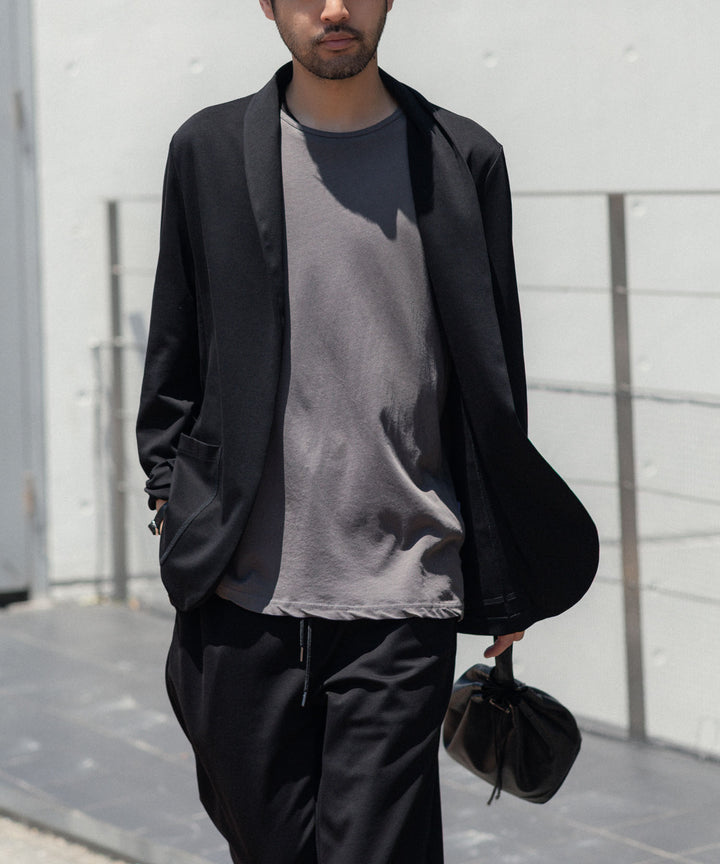 ATTACHMENT アタッチメントの100/3 HIGH TWIST JERSEY SLIM FIT S/S TEE - GRAYの公式通販サイトsession福岡セレクトショップ