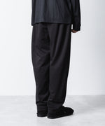 画像をギャラリービューアに読み込む, ATTACHMENT アタッチメントのCOTTON DOUBLE FACE LOUNGE TROUSERS - BLACKの公式通販サイトsession福岡セレクトショップ
