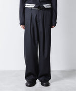 画像をギャラリービューアに読み込む, ATTACHMENT アタッチメントのT/W/SI STRETCH GABARDINE FLAP TROUSERS - D.NAVYの公式通販サイトsession福岡セレクトショップ
