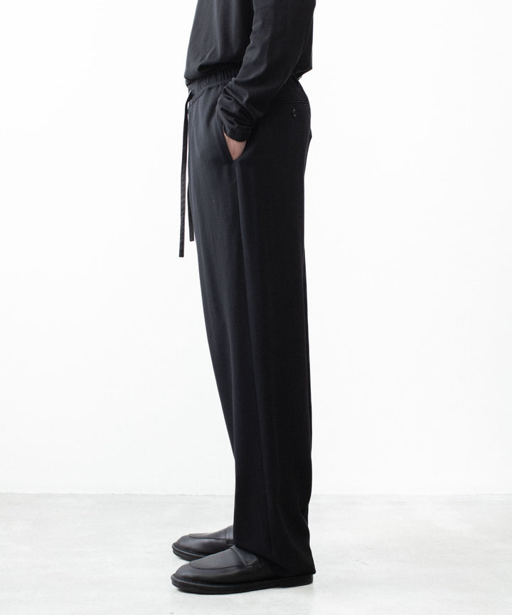 ATTACHMENT アタッチメントの2/90 WO TWIST TWILL EASY TROUSERS - BLACKの公式通販サイトsession福岡セレクトショップ