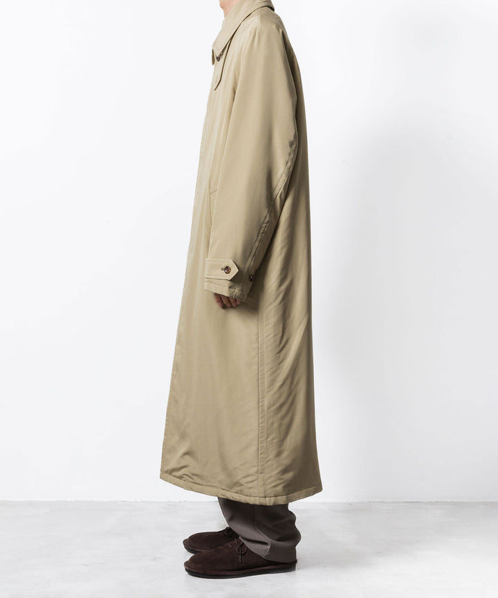 VEIN ヴェインのFIBRIL POPLIN PADDING BALMACAAN COAT - L.BEIGEの公式通販サイトsession福岡セレクトショップ