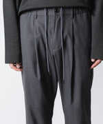 画像をギャラリービューアに読み込む, ATTACHMENT アタッチメントのT/W/SI STRETCH GABARDINE REGULAR FIT EASY TROUSERS - S.GRAYの公式通販サイトsession福岡セレクトショップ
